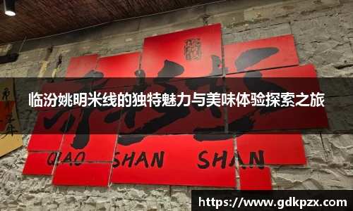 临汾姚明米线的独特魅力与美味体验探索之旅